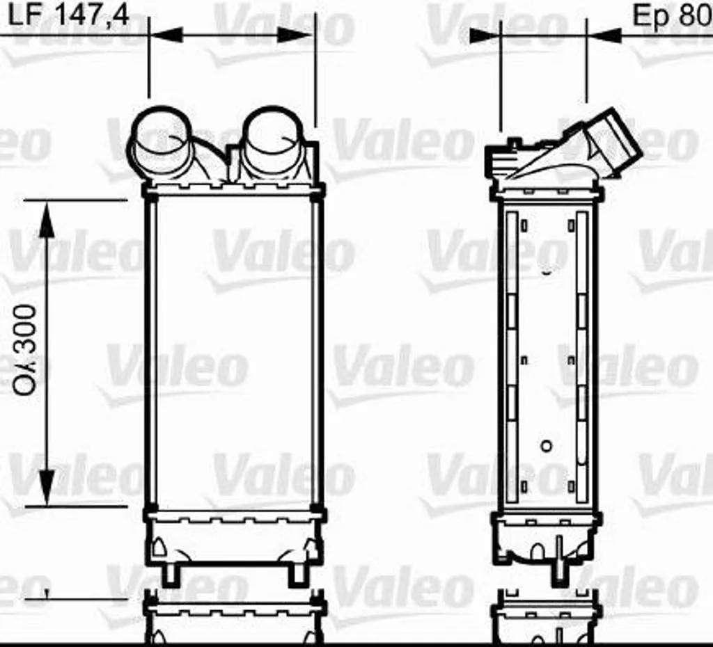Radiatore Turbo Valeo 818837 | Risolvi il calo di potenza