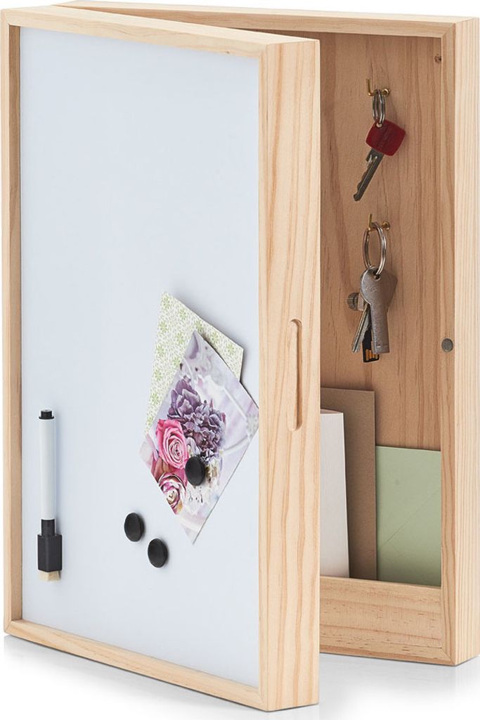 Armadietto per chiavi, lavagna magnetica, 30x8x42 cm, Immagine del prodotto 