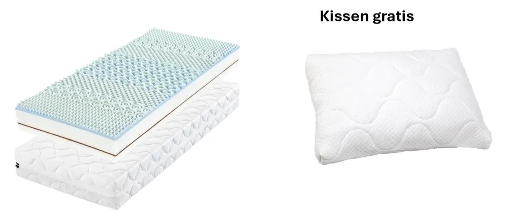 Matelas Horizon Visco 20 réversible H3/H4 ressorts ensachés 20cm