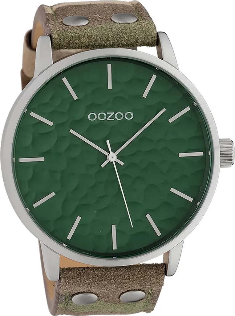 Oozoo Timepieces D2UOC10460 - Orologio Analogico Pelle Camouflage