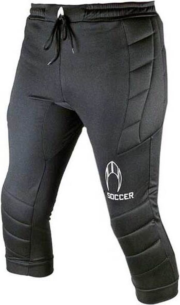 HO Soccer 3/4 Logo Torwarthose, Unisex Erwachsene, Schwarz, M