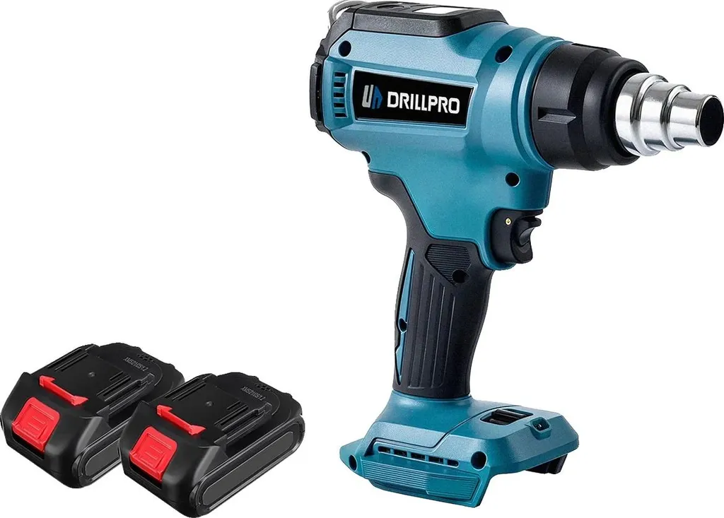 Pistola Termica a Batteria Professionale 2x Litio | Temperatura Regolabile