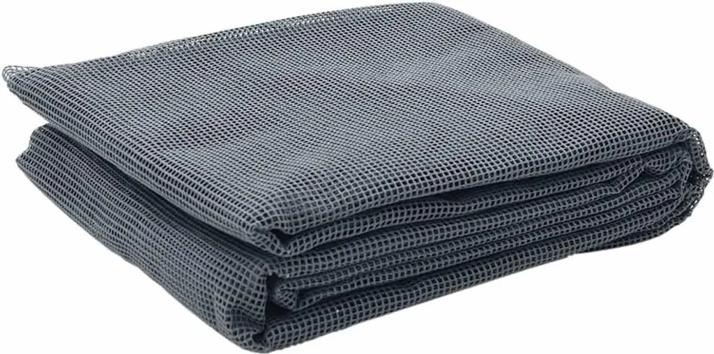 vidaXL Tapis de tente anthracite 400 x 350 cm en polyester résistant