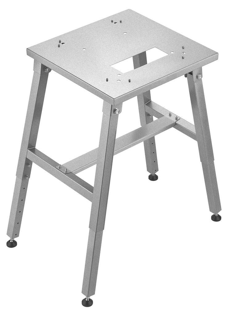 SucceBuy Elektrischer Fleischbandsägenständer mit einstellbarer Höhe, stabilem H-Rahmen und rutschfesten Fußpads, geeignet für Knochensägemas...