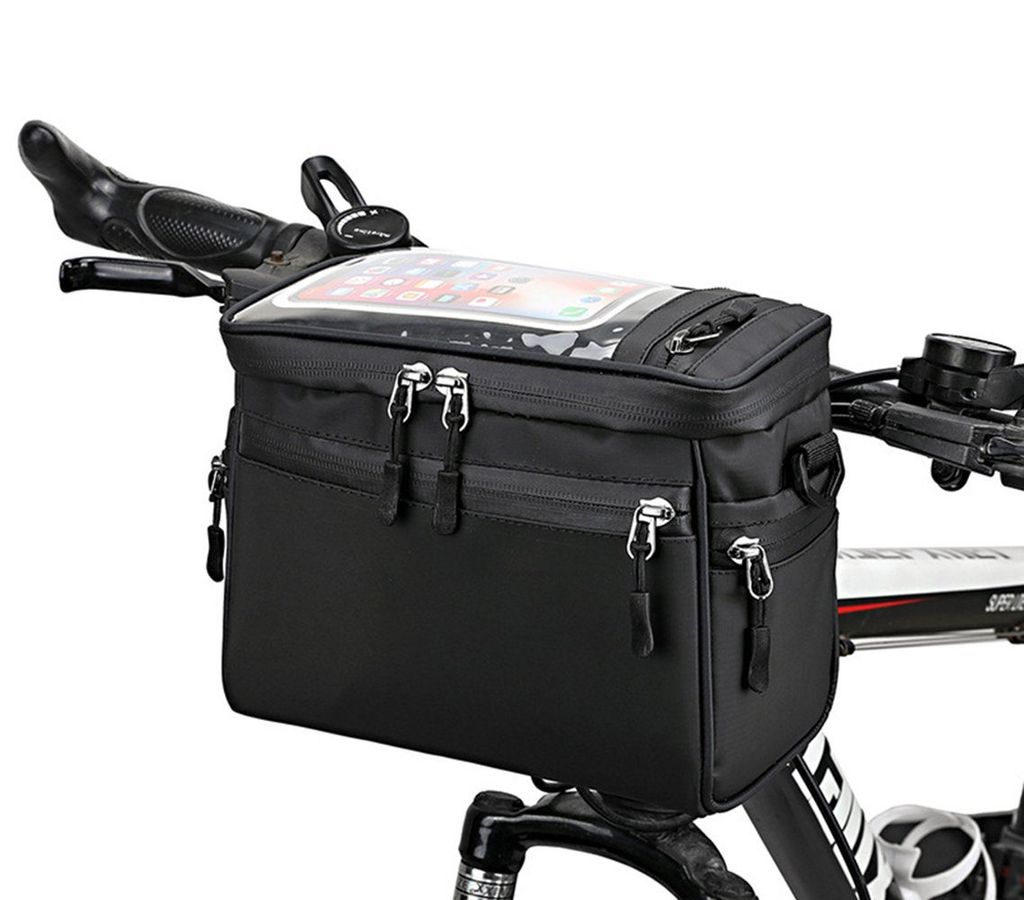Abnehmbare Lenkerkorb-Bag Fahrradtasche Lenkertasche Gepäcktasche MTB Radtasche 