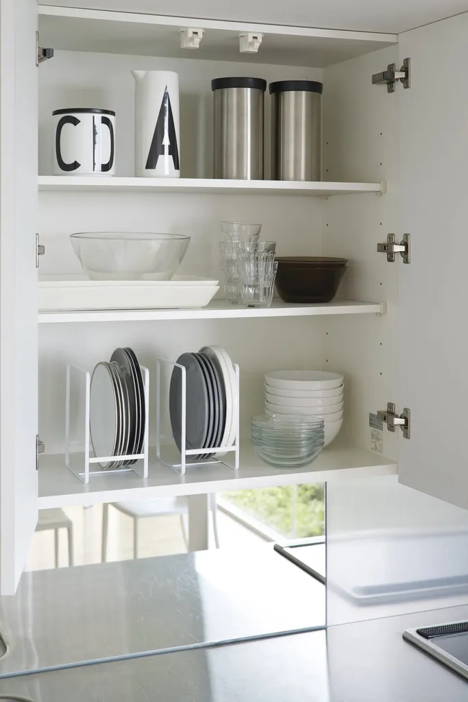 Yamazaki Tower Organizer Bianco - Soluzione Arredo Giapponese - 3