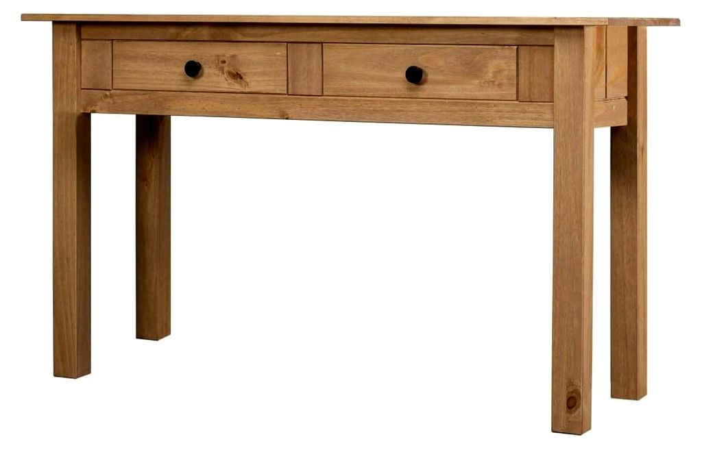 Konsolentisch 110x40x72 cm Kiefernholz Panama Eingangstisch, Sofatisch, schmaler Tisch für Wohnzimmer, Eingang, Flur