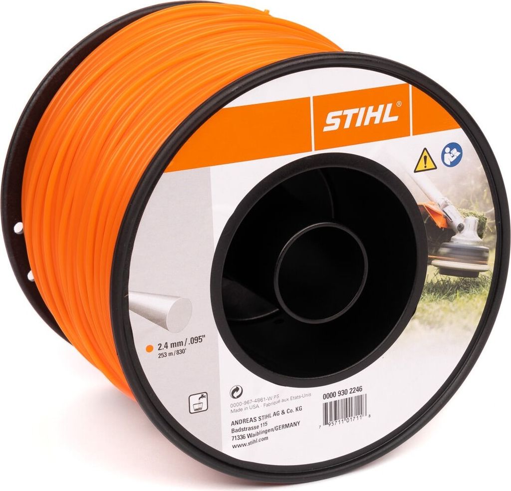 Stihl Schneidedraht Rund Orange 2.4 MM 253 Meter Produktbild 4