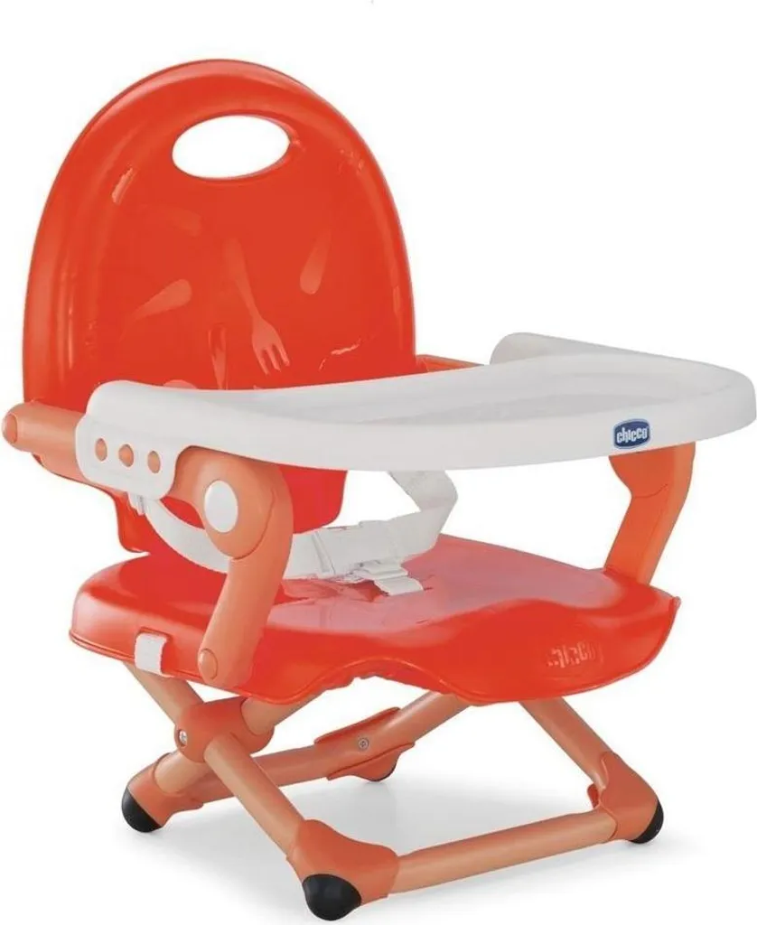 Rehausseur de Table Chicco Pocket Snack : La Solution Repas Compacte Rouge
