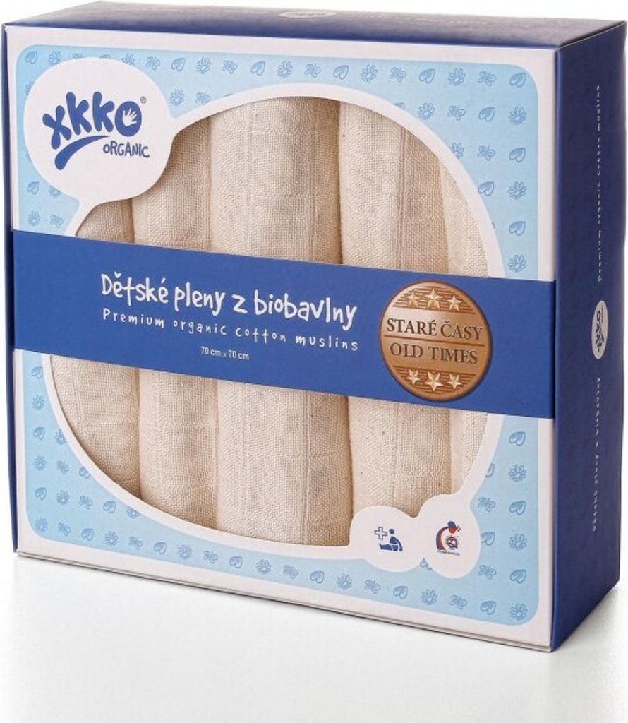 XKKO Organico 70x70 Vecchi tempi - naturale - 5 pz Immagine del prodotto 