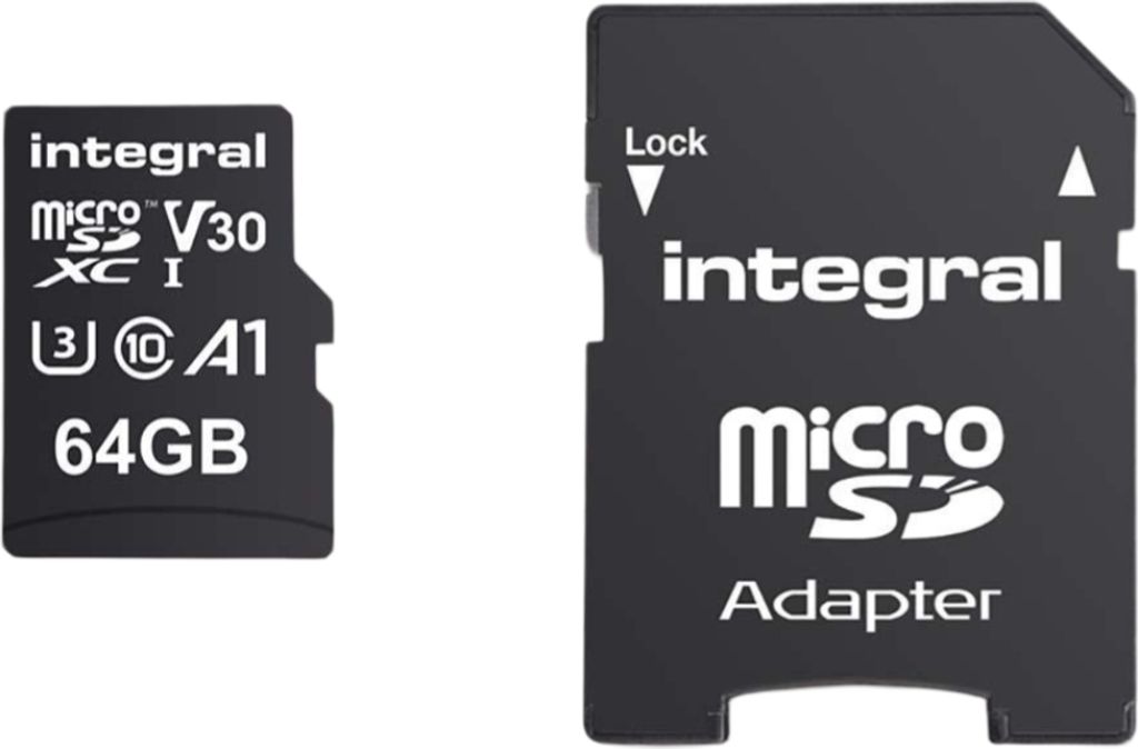 64 GB Hochgeschwindigkeits-microSDHC/XC V30 UHS-I Produktbild 