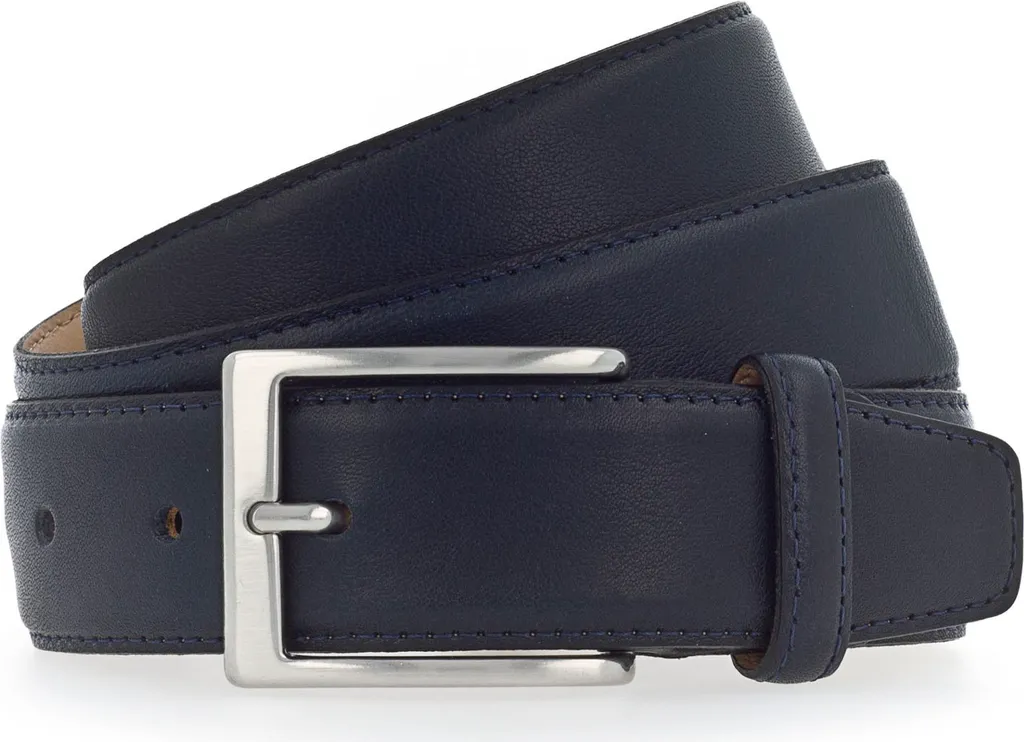 Vanzetti Cintura Business Pelle Pieno Fiore Nightblue 105cm