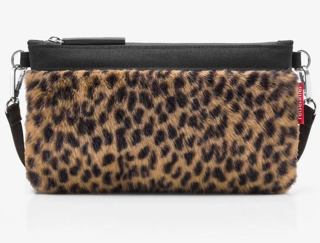 Reisenthel mini pouch, Braun, Schwarz, Muster, Polyester, Produktbild 