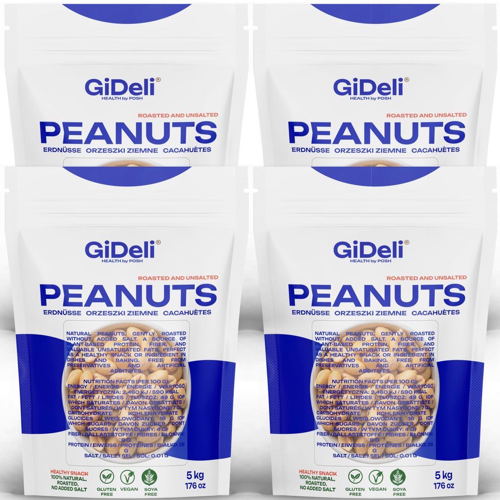 Erdnüsse 20kg Geröstet Ungesalzen Ohne Öl Naturbelassen Produktbild 