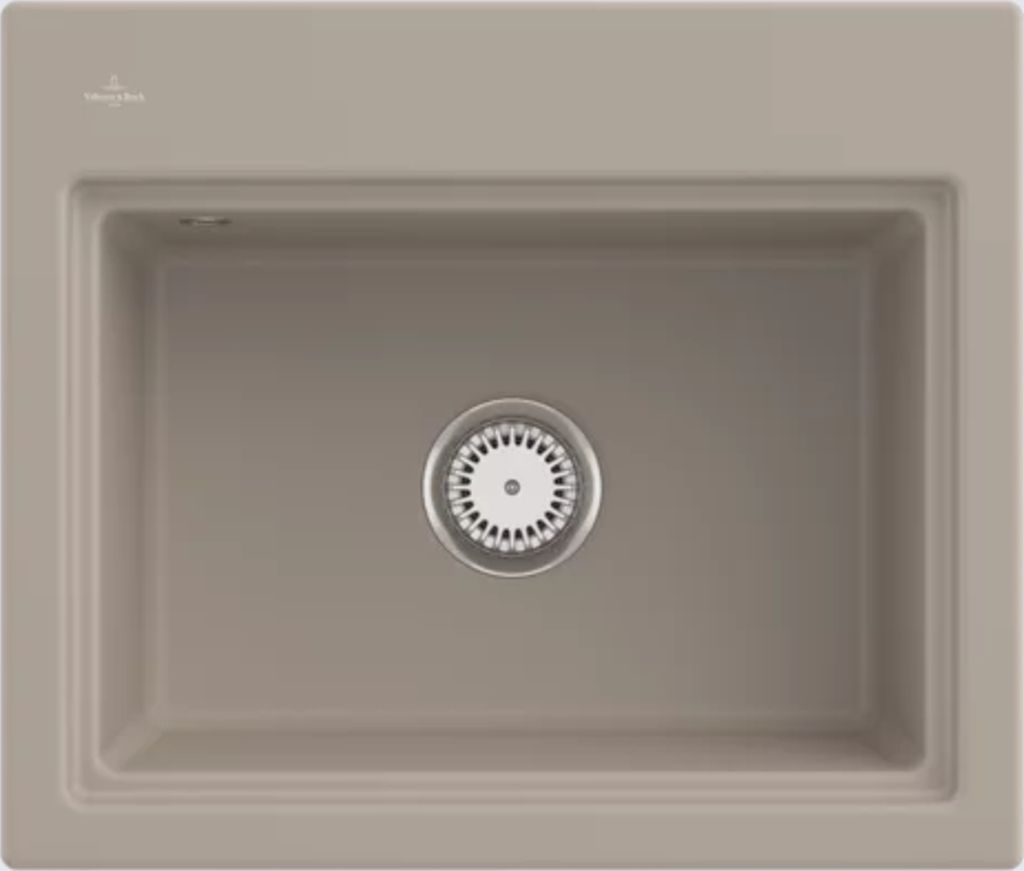 Villeroy & Boch Keramikspüle 336601AM, Subway Style 60 S Einbauspüle - inkl.