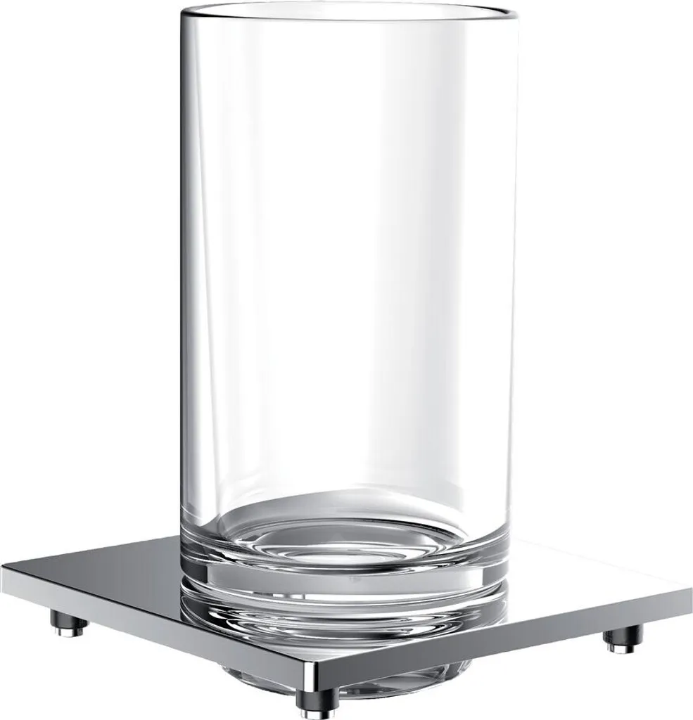 Porta-verre Emco Liaison 182000102 Vetro Cristallo Chiaro Chromé