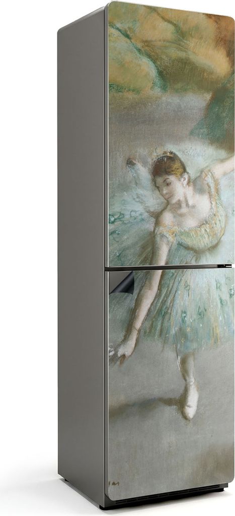 Ballerina Edgar Degas – Magnetische Kühlschrank Abdeckung – Dekorfolie magnetisch Küche – Kühlschrank Magnet Deko – selbstklebende Magne...