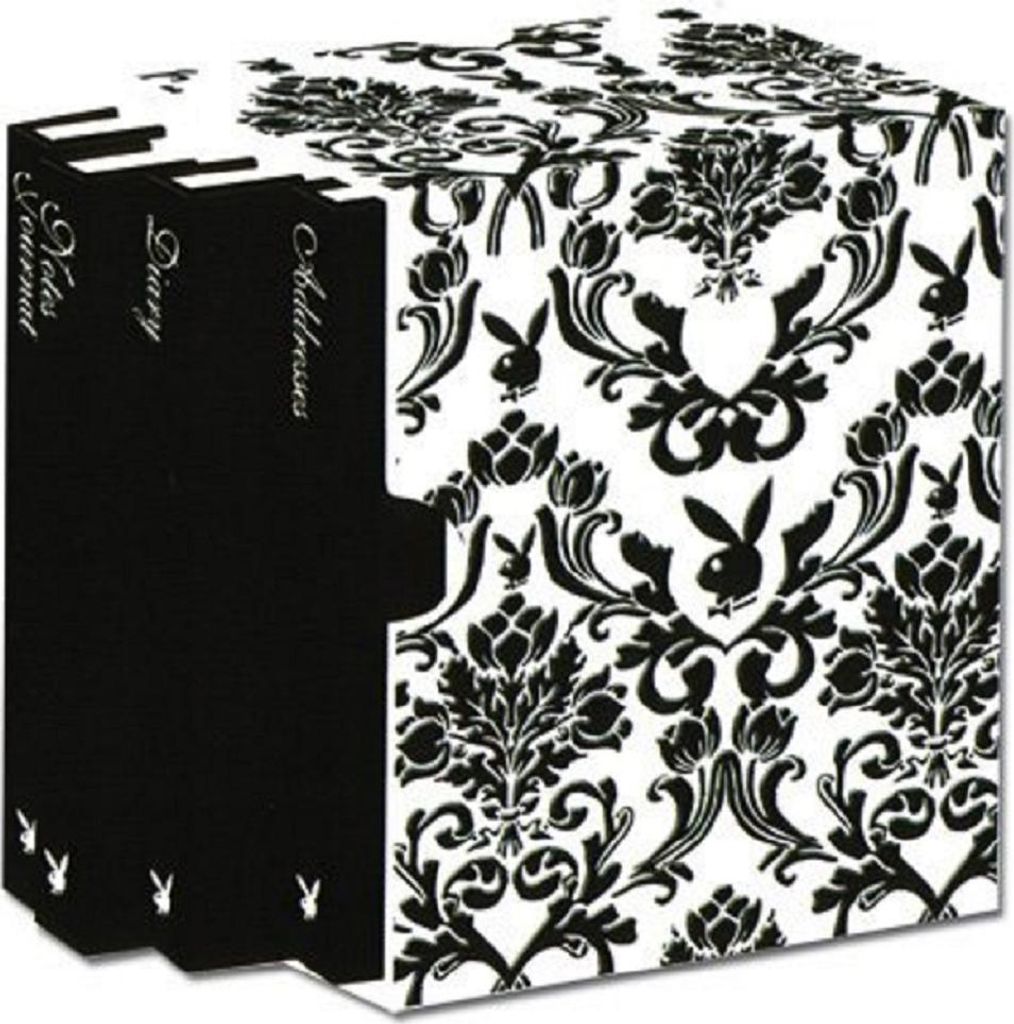 Playboy Notebook Set Flocked 4 Verschiedene Bücher