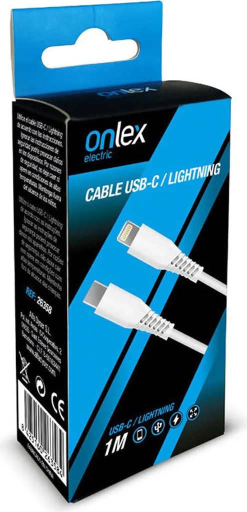 Onlex 1 M Cavo da Usb-c a Lightning Taglia unica