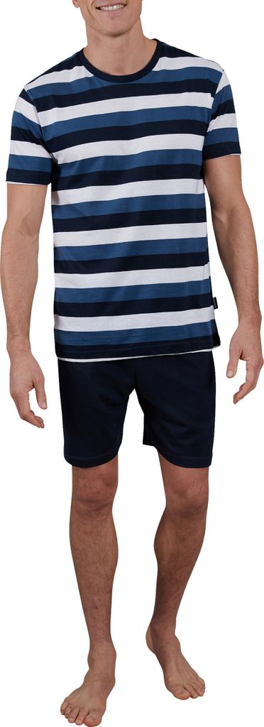 CECEBA Herren Shorty blau quergestreift Größe: 52
