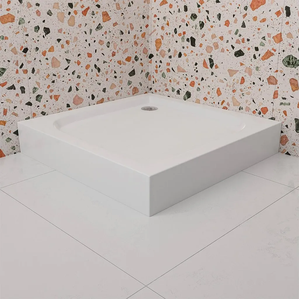 Receveur de Douche 70x70 Hauteur 16cm Oskar ECOLAM - Kit Prêt à Poser