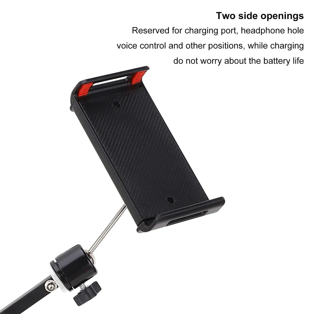 Support tablette extensible et smartphone pour chambre avec bras articulé - 5