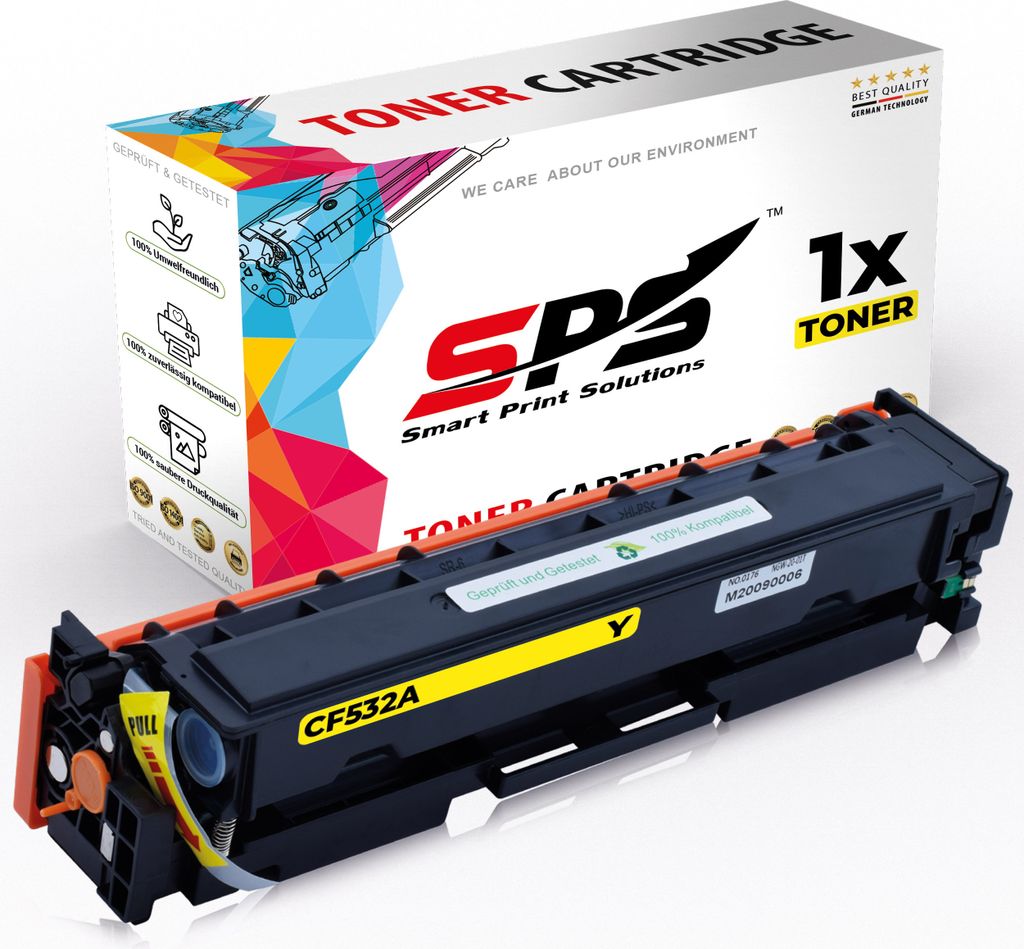 Kompatibel für HP Color Laserjet Pro MFP M 181 (CF532A/205A) Toner-Kartusche Gelb