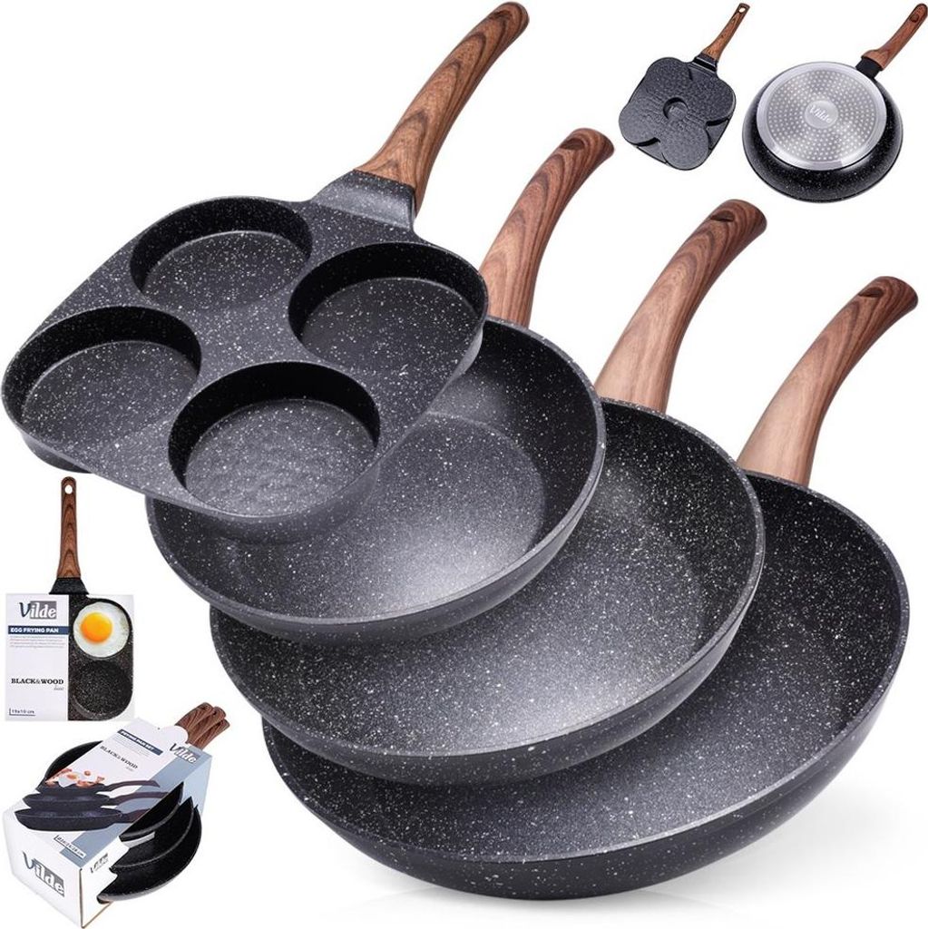 Vilde | Set di padelle in granito - 20/24/28 cm - Padella Immagine del prodotto 