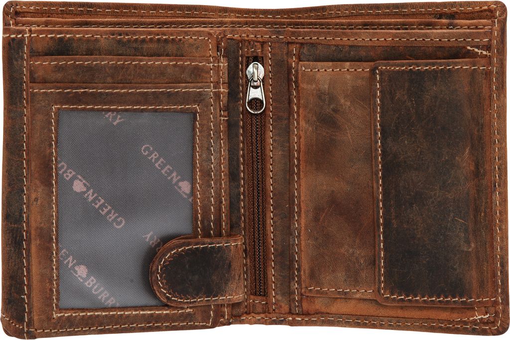 Greenburry Vintage Herren RFID Leder Geldbörse Geldbeutel Produktbild 41