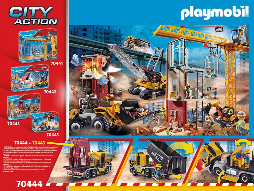 PLAYMOBIL City Action 70444 LKW mit Wechselaufbau Produktbild 4
