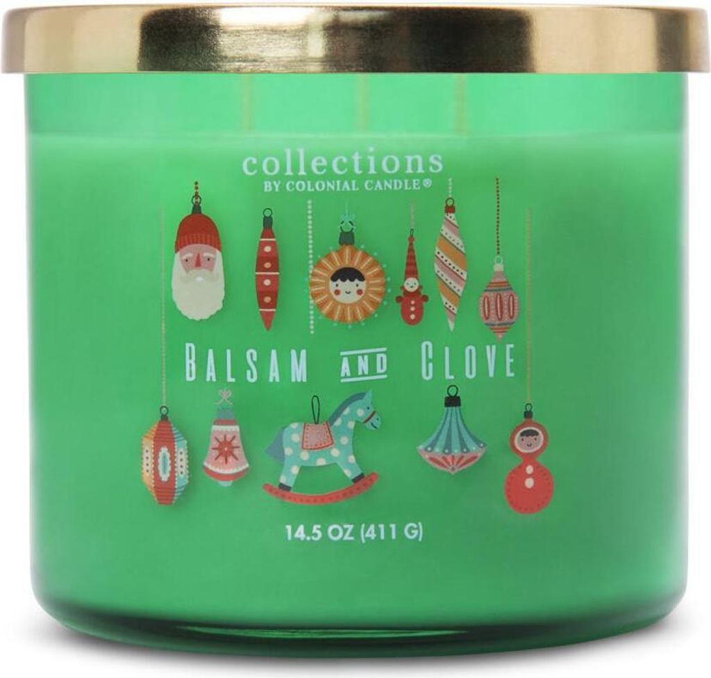 Duftkerze Holiday-Tradition Balsam Nelke - Colonial Candle