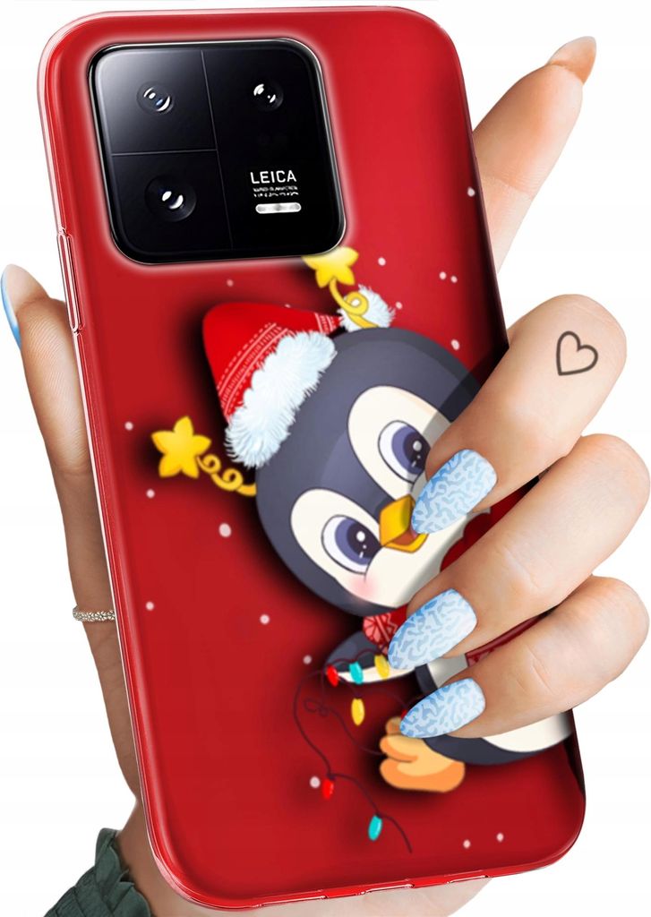 BEDRUCKTE HÜLLEN für XIAOMI 13 PRO HANDYHÜLLEN HANDY SCHUTZ HÜLLE CASE SILIKON MUSTER WEIHNACHTEN SANTA CLAUS CHRISTMAS