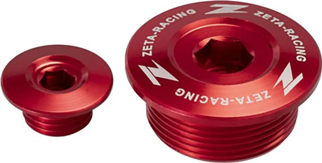 Zeta ZE89-1150 Tappo Olio Rosso Husqvarna - Protezione Enduro