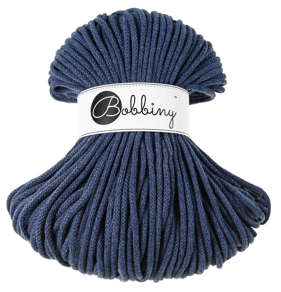 BOBBINY 5 mm Premium Flechtkordel 100 m Garn Häkeln Produktbild 