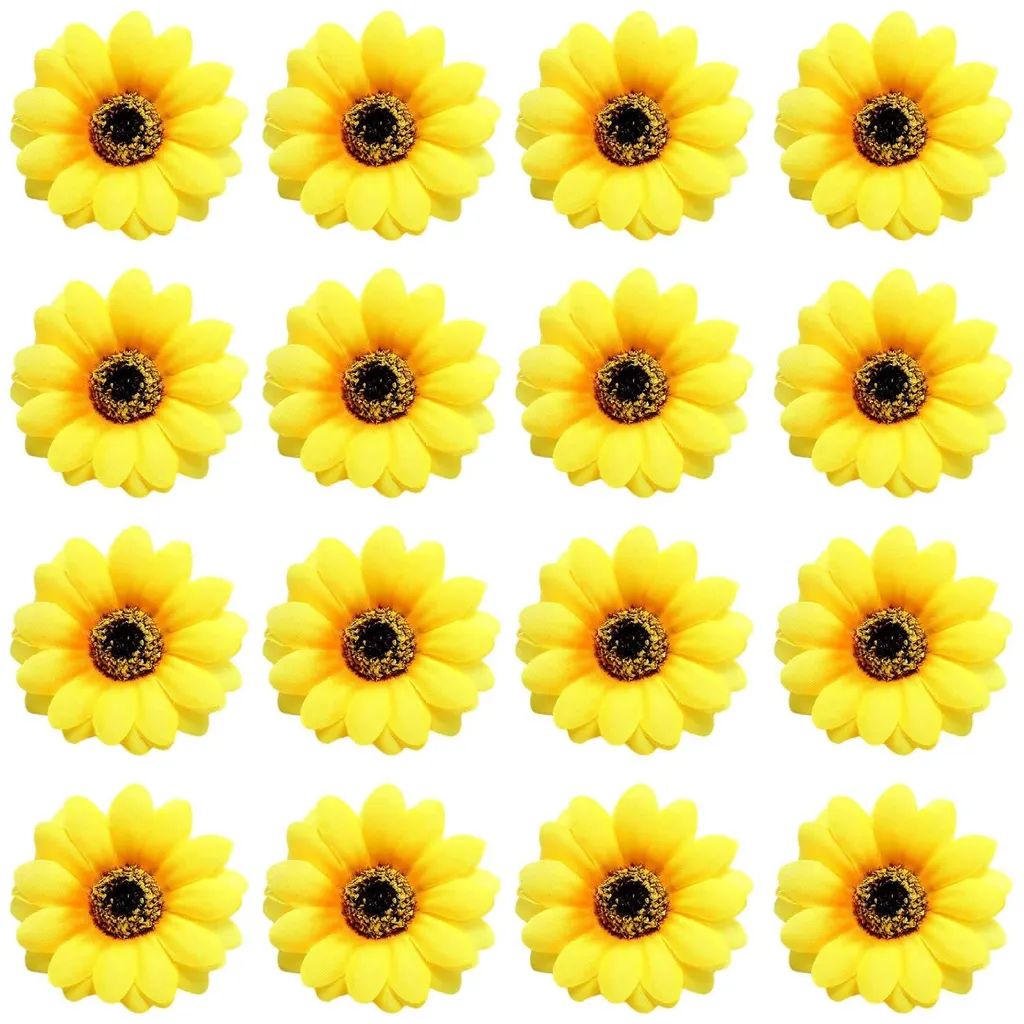 Accessoires cheveux mariage fleurs jaunes pour style plage et voyage