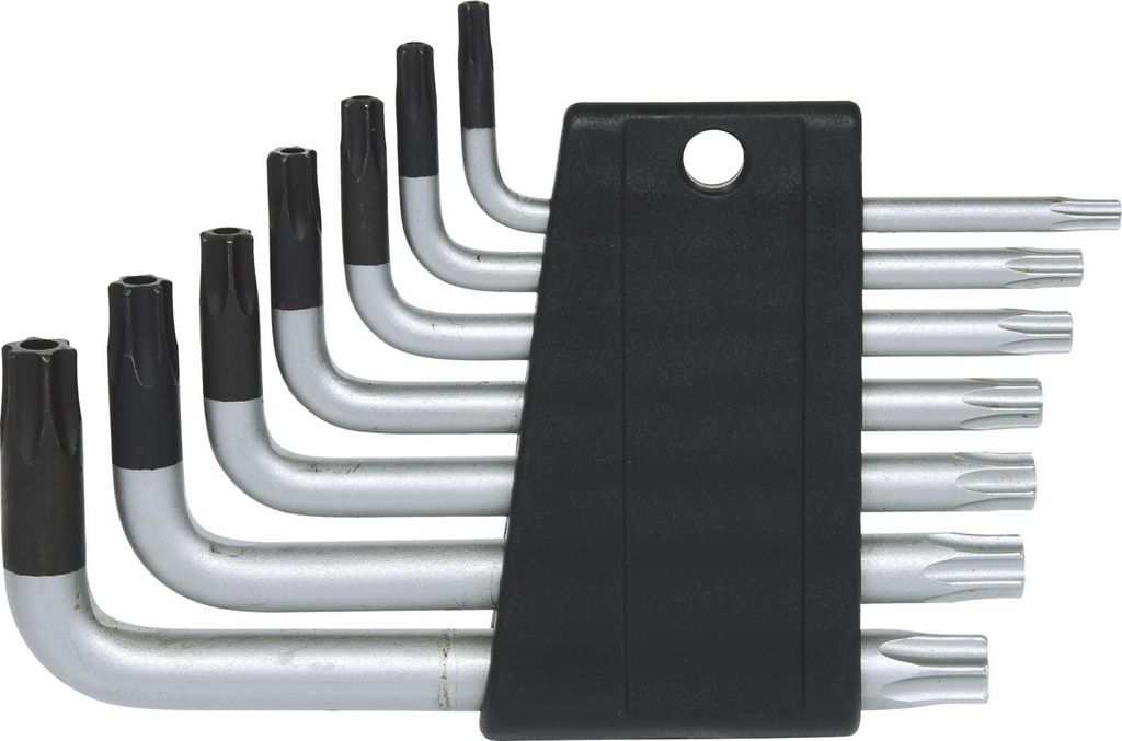 KS Tools 151.4150, L-Torx-Schlüssel, Metallisch, Chrom-Vanadium-Stahl, 100 g, 7 Stück(e)
