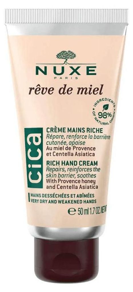 Vyživující krém na ruce Rêve De Miel Cica (Rich Hand Cream) Obrázek produktu 