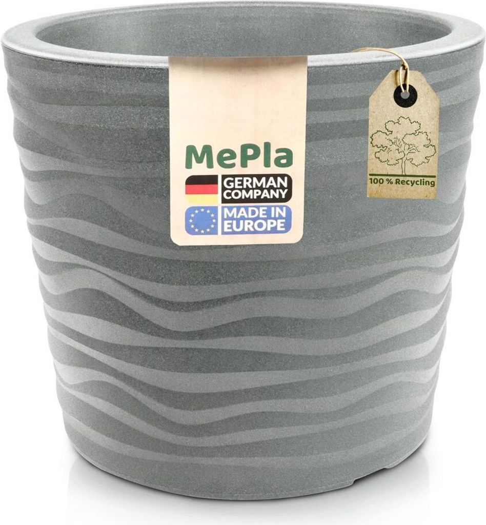 MePla - Pflanzkübel Trento ø 50 grau