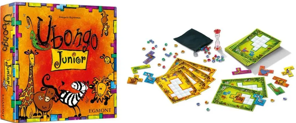 Ubongo Junior Jeu de Puzzle 60578 Kosmos - Défi de Rapidité Enfant