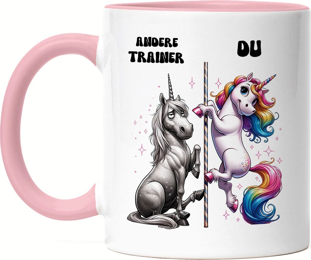 Andere Trainer Du Einhorn Tasse Rosa Trainerin Yoga Einzigartig Fußball