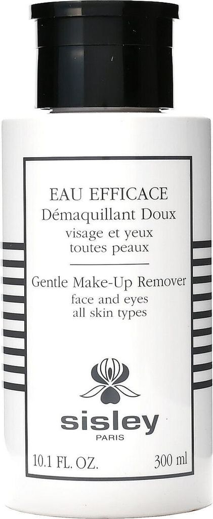 A product shot of a bottle of makeup remover.