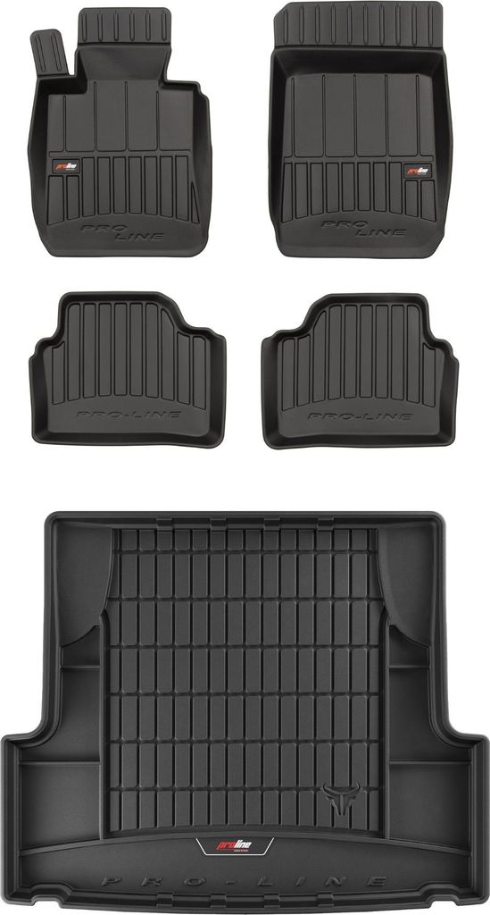 FROGUM 3D Gummimatten und Kofferraummatte für BMW 3er E91 2004-2012