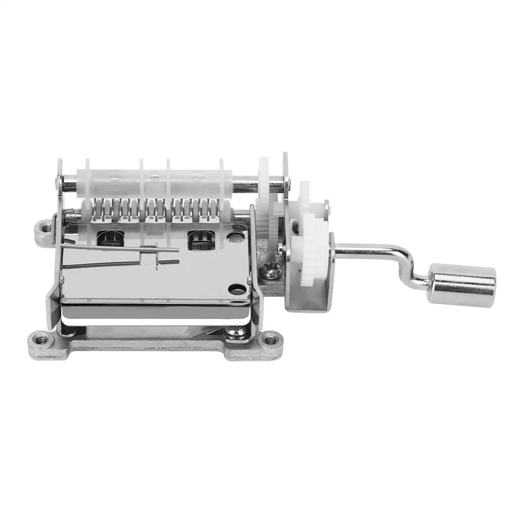 CARILLON A MANOVELLA Fai Da Te Vintage a 15 Note con Perforatore E