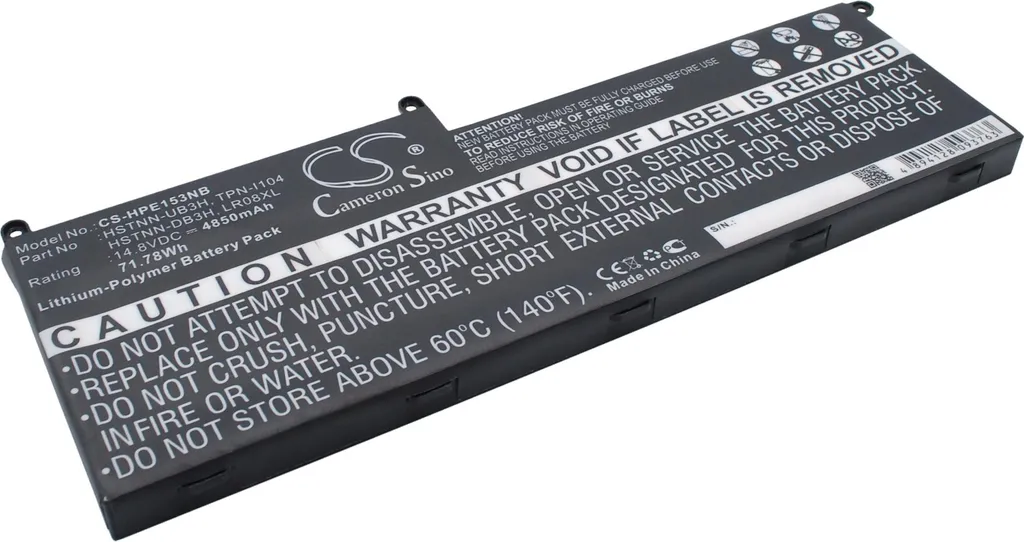 Batteria TECHTEK per HP Envy 15-3000 | Ricambio Alta Durata 72Wh