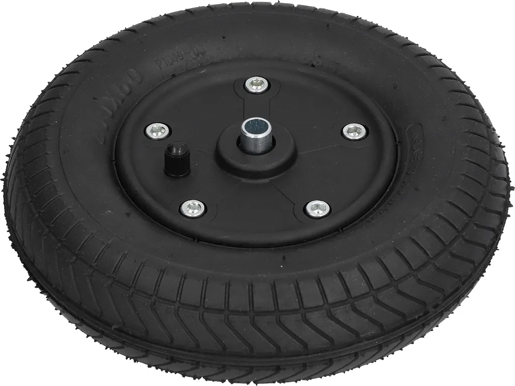 Roue Avant pour Fauteuil et Scooter 200x50 Tout Terrain 8 Pouces Noir