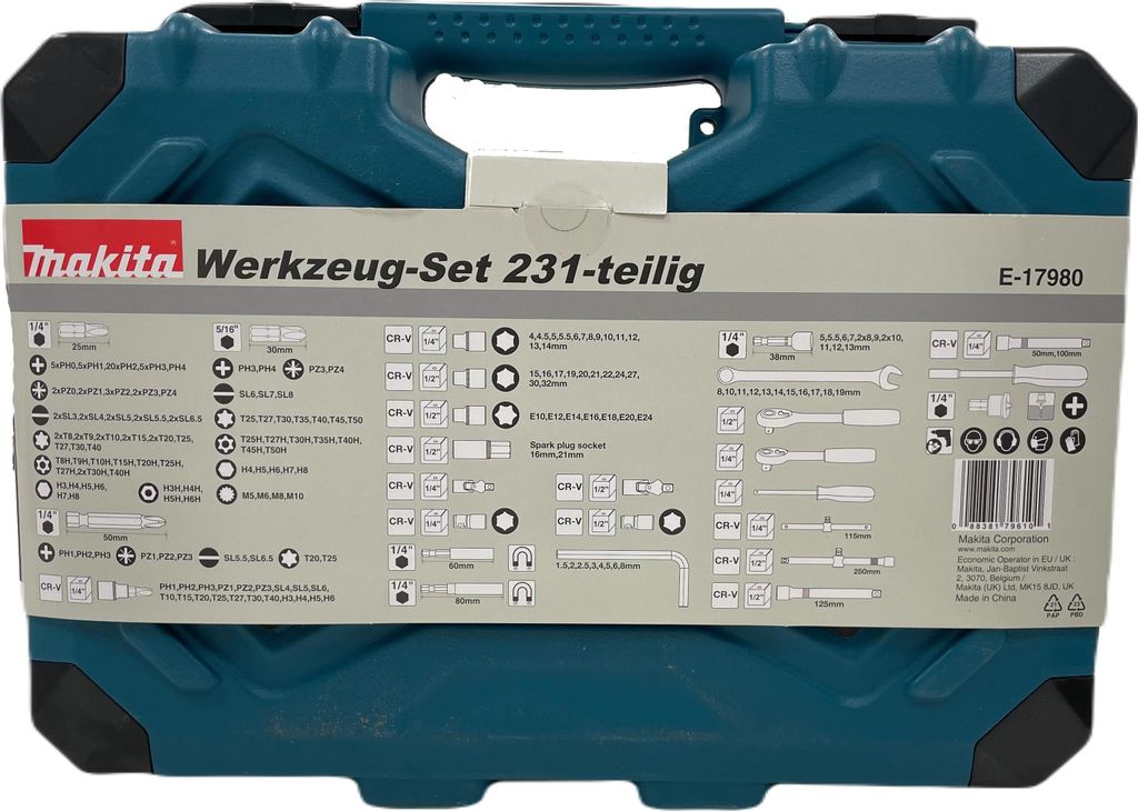 Makita E-17980 Werkzeug-Set 231 Teile | Kaufland.de