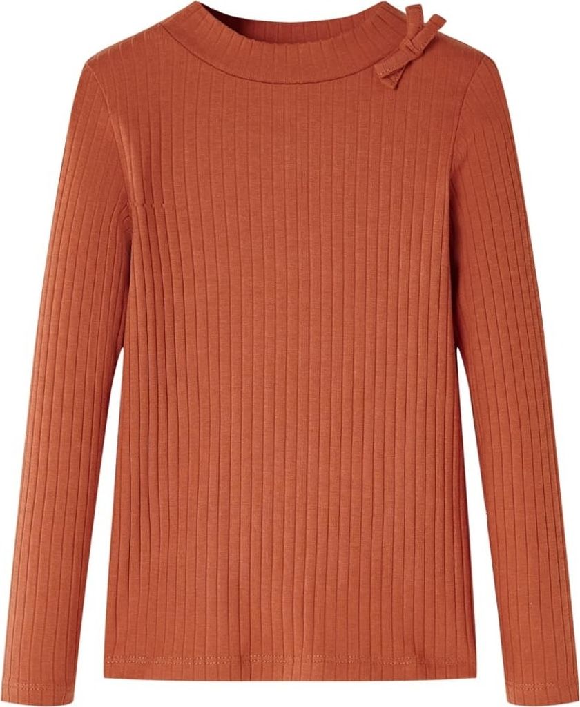 Kinder-Langarmshirt Cognac 104