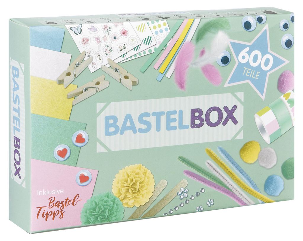 Lulubug - Bastelbox Set 600 Teile „Pastell“ Produktbild 