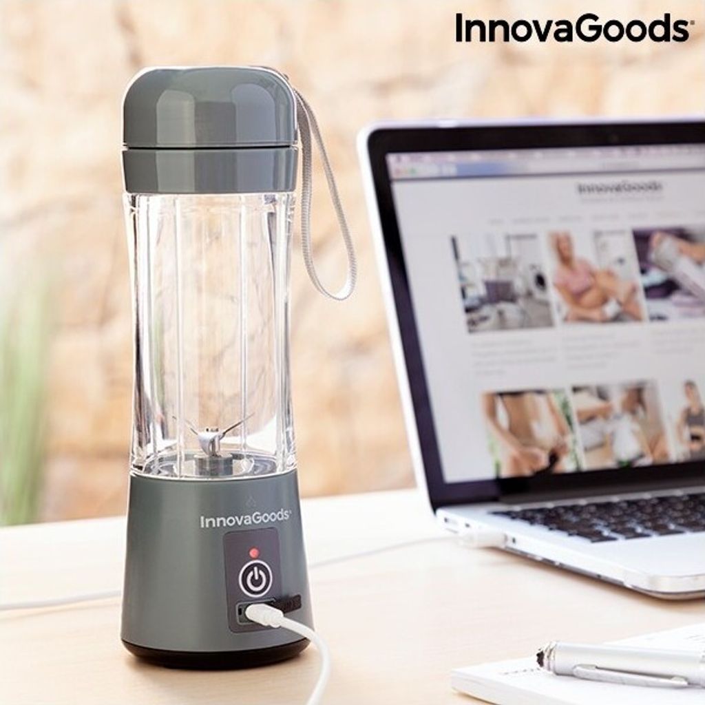 Nabíjateľný prenosný stojanový mixér s hrnčekom InnovaGoods Obrázok produktu 8