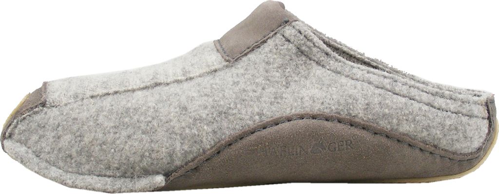 Haflinger Damen Herren Hausschuh Pantoffel Pocahontas 411001 , Größe:36 EU, Farbe:Grau
